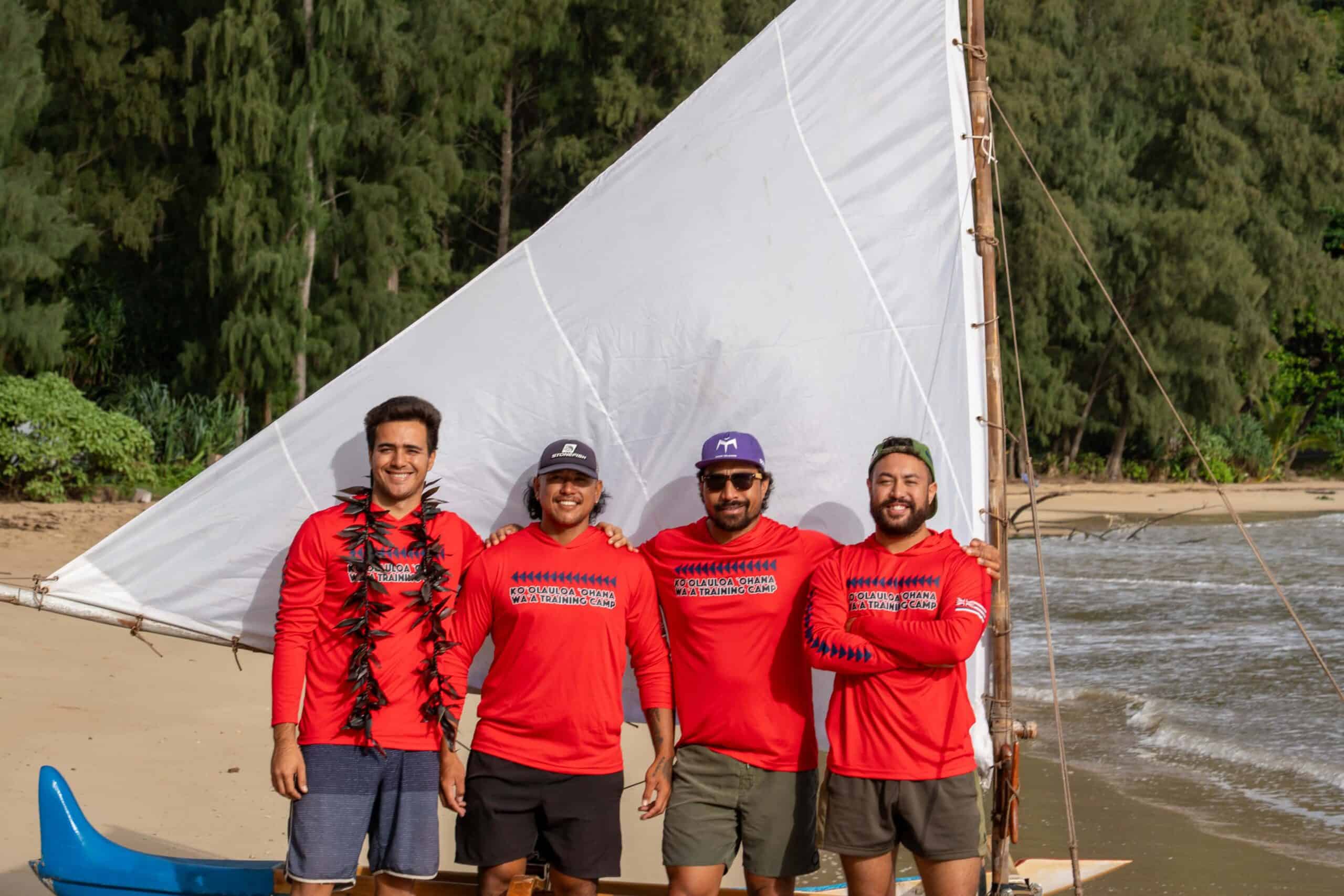 L-R Kahia Walker, Metua Mitchell, Zebadiah Revake, Dr. Antony Vavia